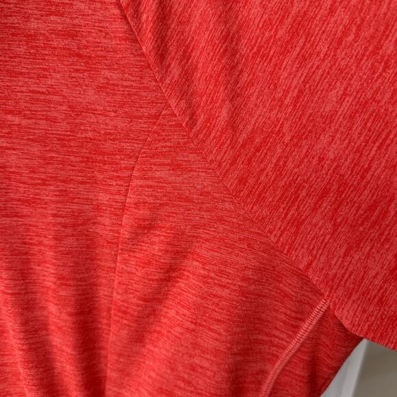 Tommy Bahama IslandZone Funnelneck Drawstring Athletic Top, Coral Pink, Size L - Picture 3 of 5